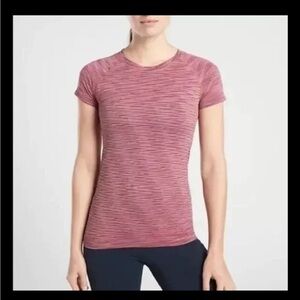 Athleta Momentum Top Spacedye Eros Pink